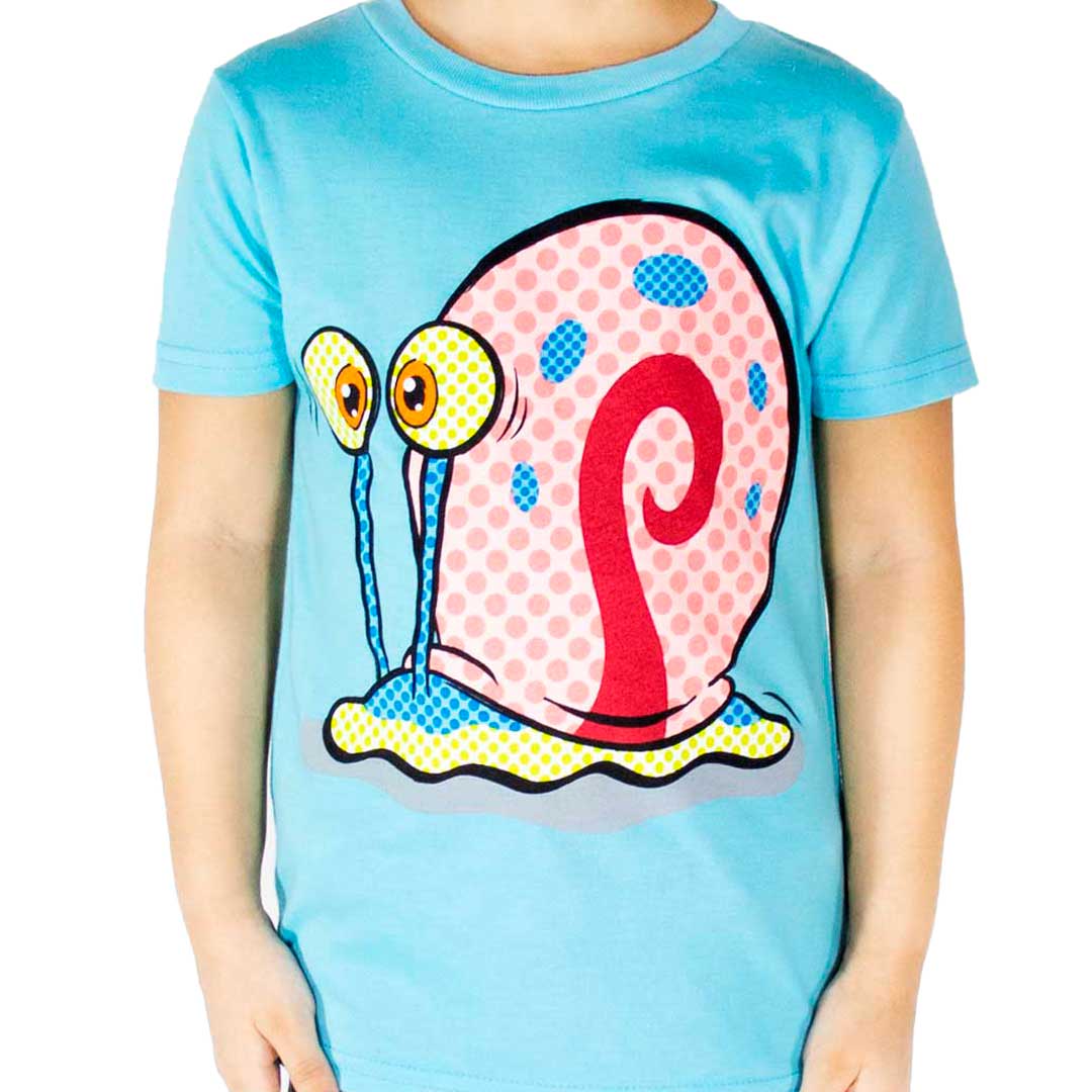 Playera Gary Bob Esponja Para Niña