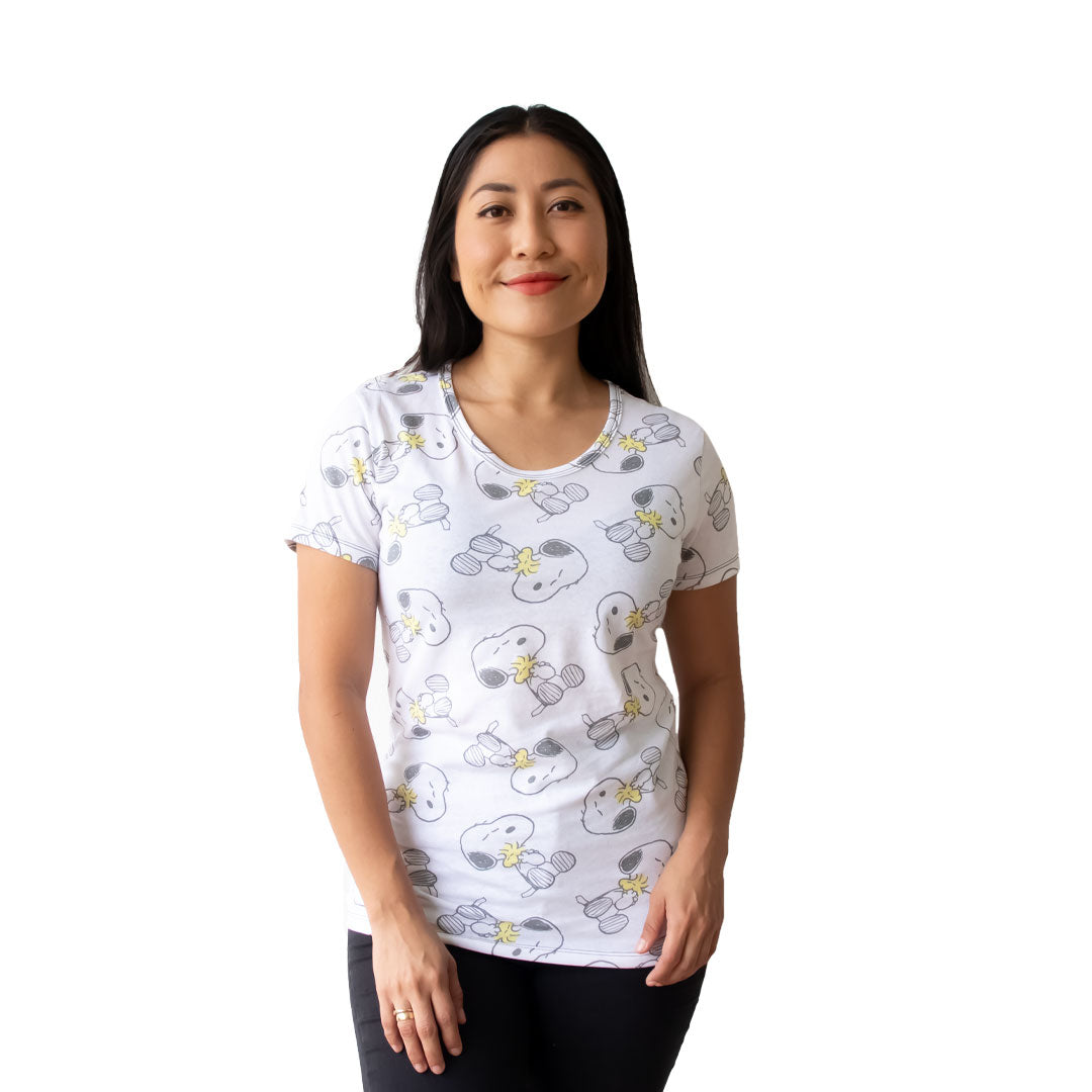 Playera Snoopy Penauts Para Mujer