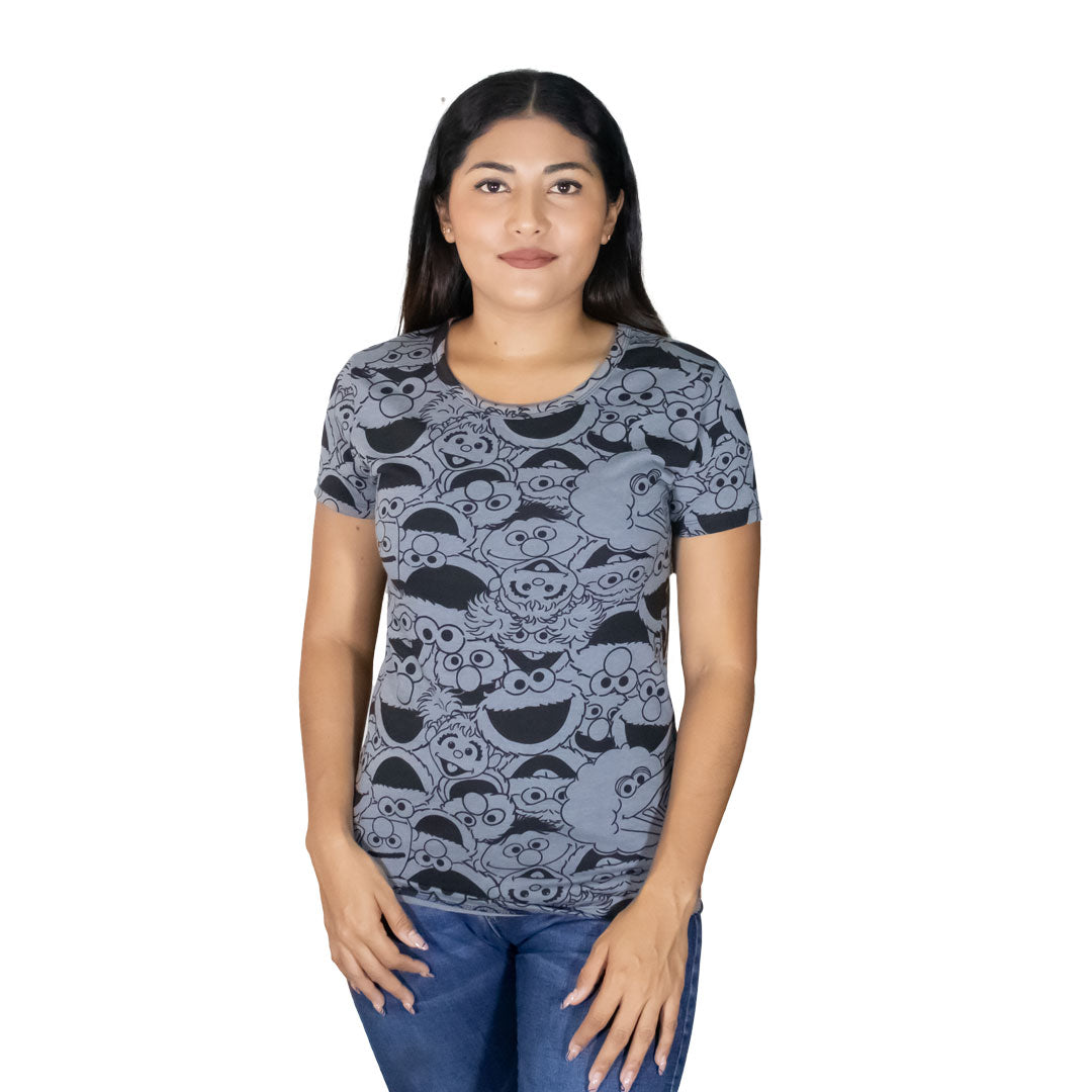 Playera Plaza Sesamo Para Mujer