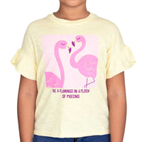 Playera Casual Estampado Fresco Para Niña