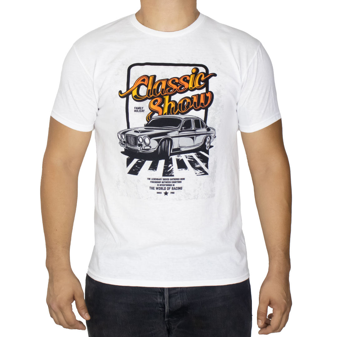 Playera Basica Estampada Para Hombre 877kk