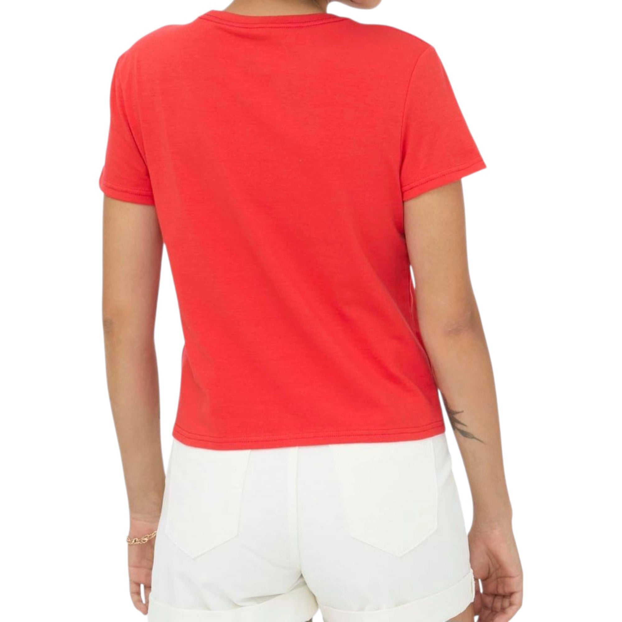 Playera Rojo Hello Mujer 90616