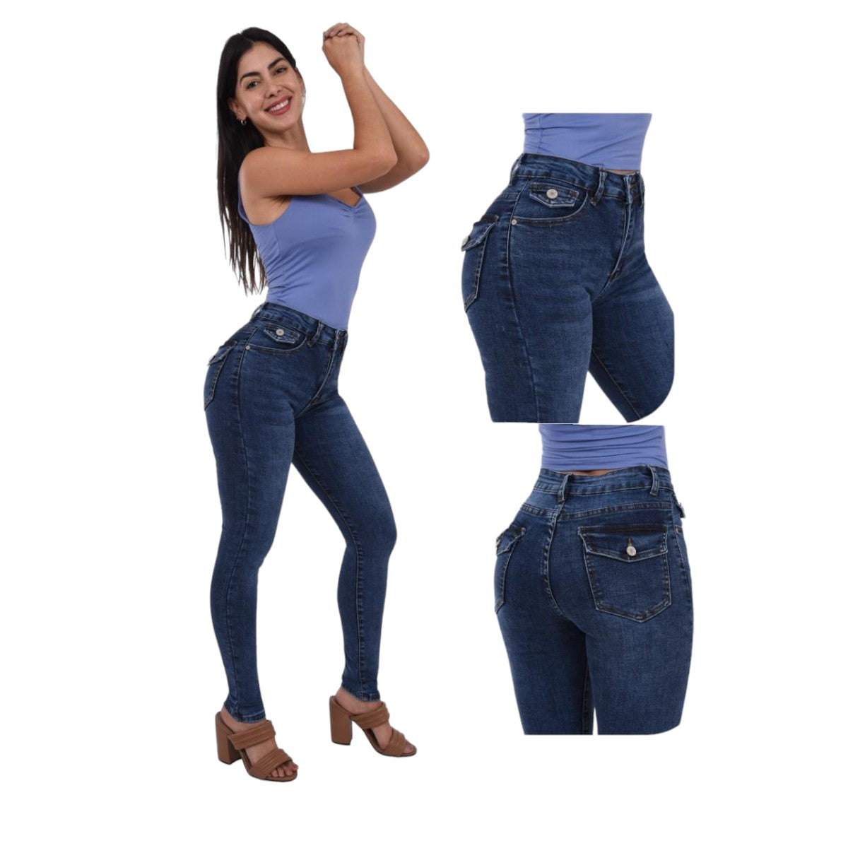 Jeans Skinny Moda Mujer