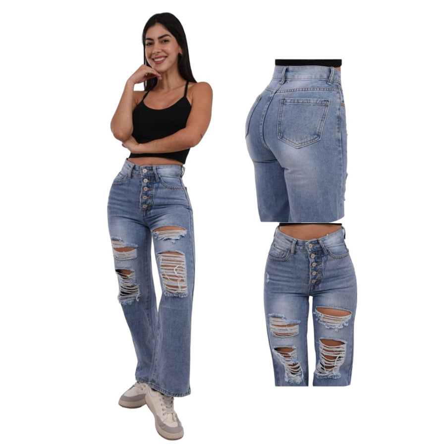 Mom Jeans Para Mujer