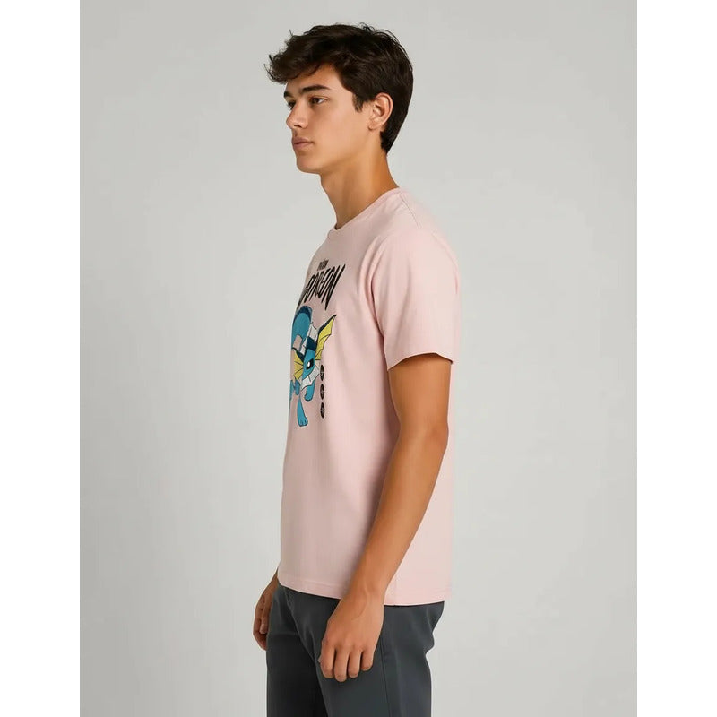 Playera Pokémon Juvenil Para Niño Modelo 848