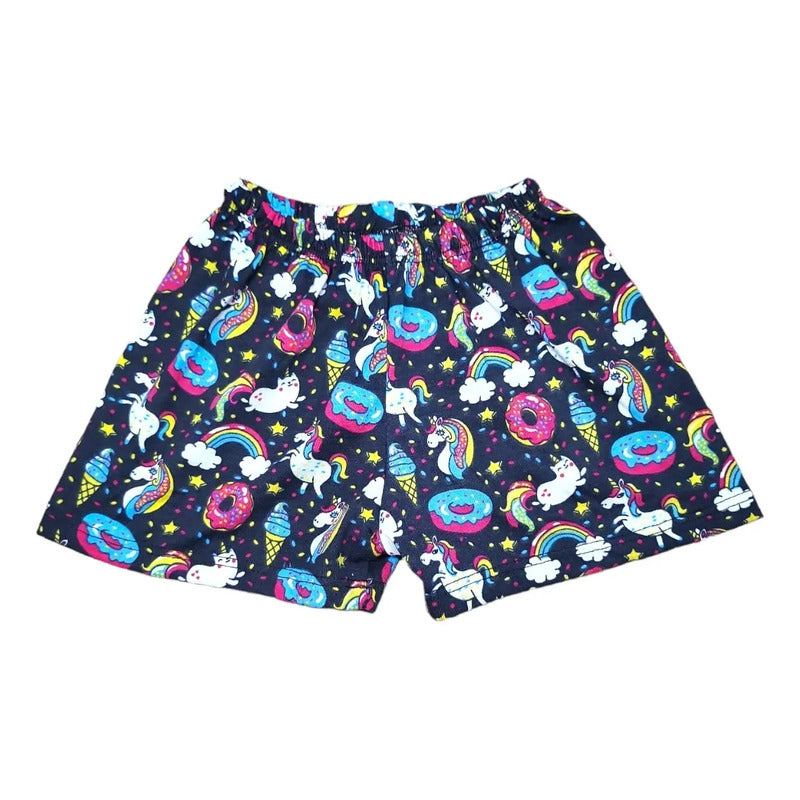 Paquete De 6 Piezas Short Basico Para Niña