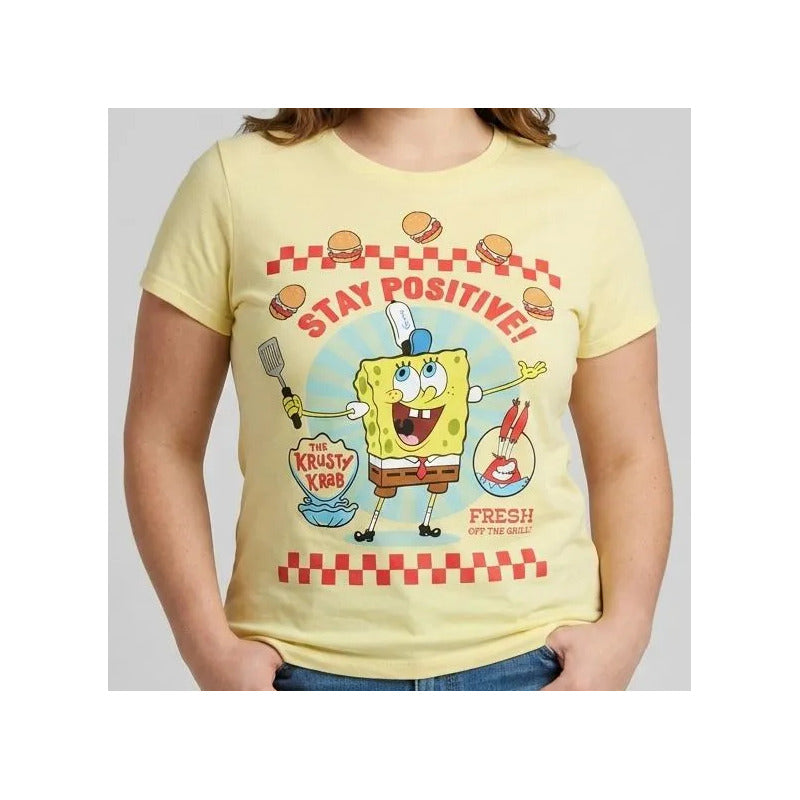 Playera Mujer 848ge Bob Esponja