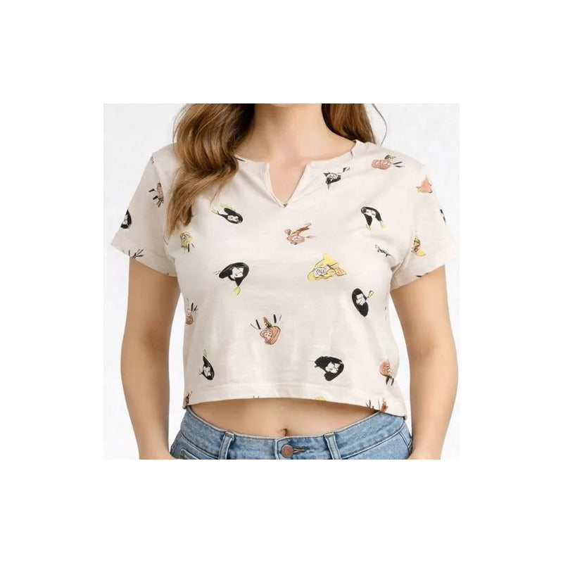 Playera Mujer 891eo Cv Cont