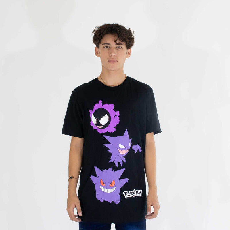 Playera Hombre Est Gengar Pokemon