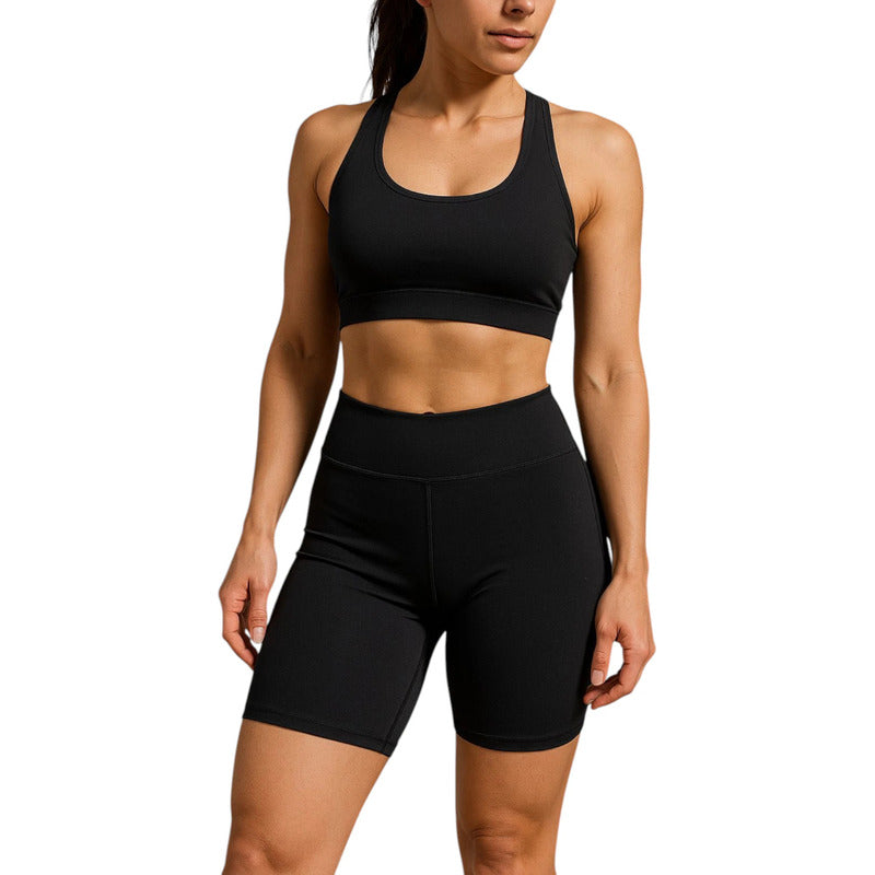 Short Biker Lickra Mujer