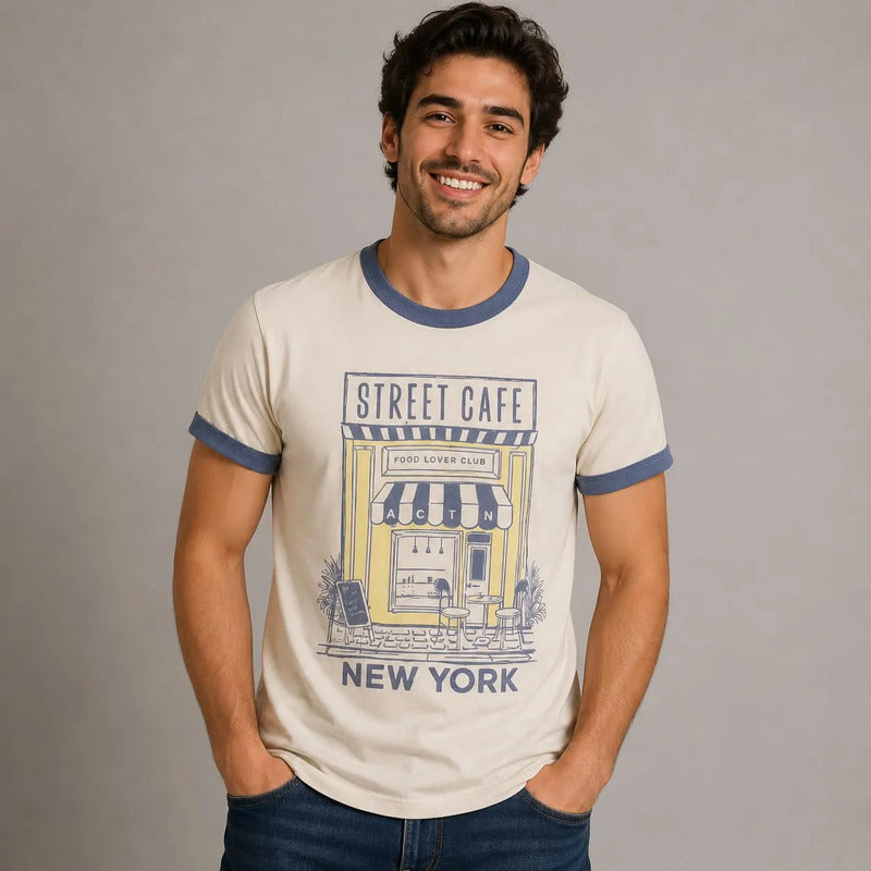 Playera Hombre Moda 891mc