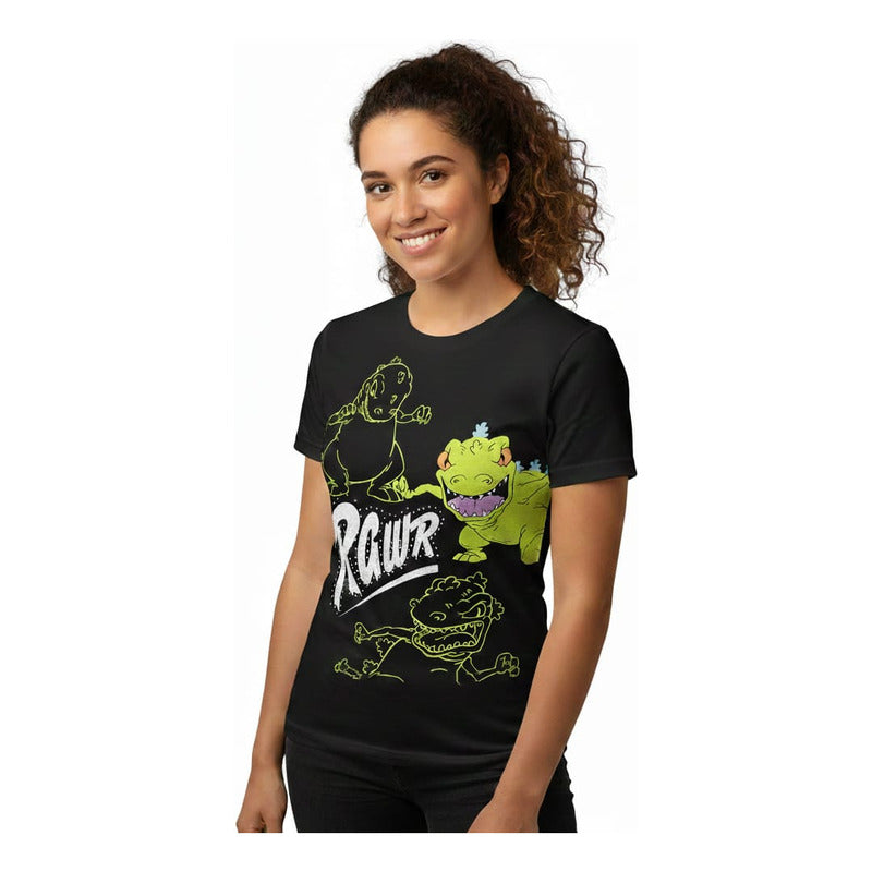 Playera Rugrats Reptar Para Mujer