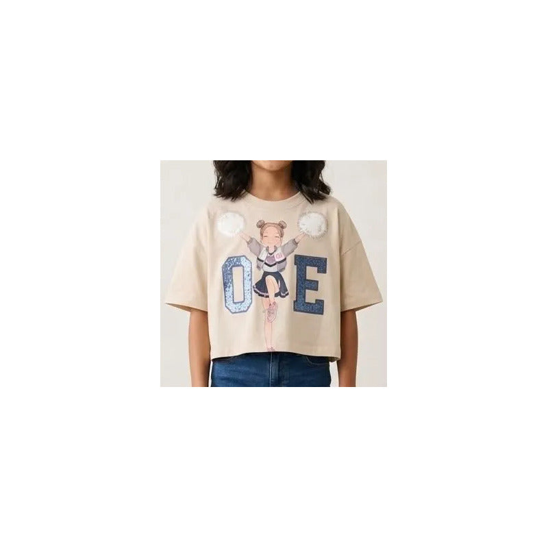 Playera Niña Moda 891l