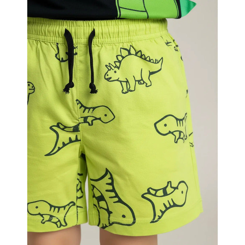 Conjunto Dino Puntas Short Nno