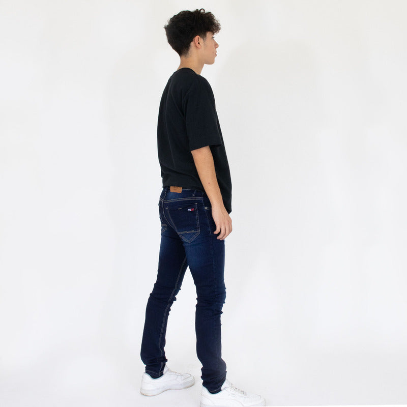 Jeans Mezc Skinny Adictoxx Para Hombre