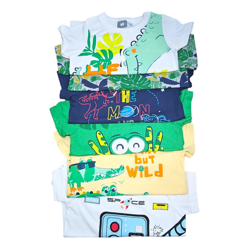 Paquete Mayoreo 350 Playeras Surtido En Generos