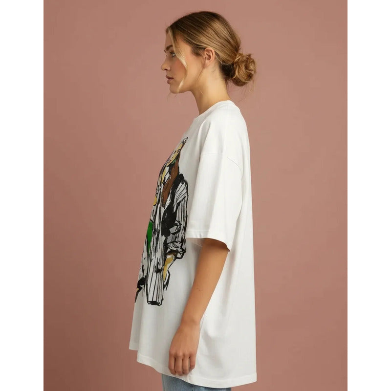 Playera Mujer 891em Oversize