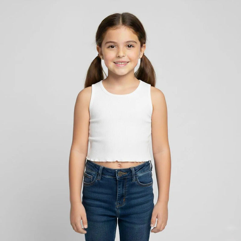 Camiseta Blanco Corrugado Jna 90576
