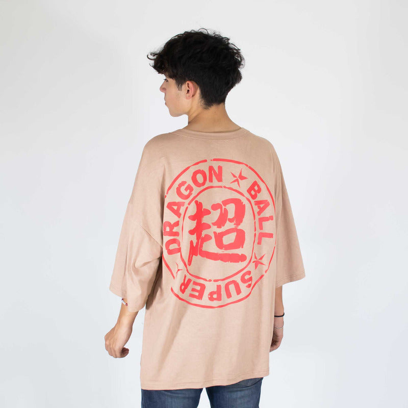 Playera Oversize Hombre Est Dbz Dragon Ball