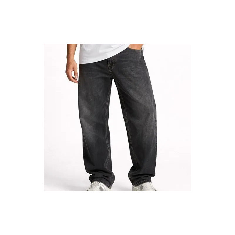 Jeans Negro Baggy Hombre Stonejnsneg