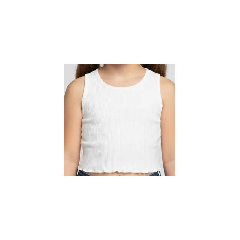 Camiseta Blanco Corrugado Jna 90576