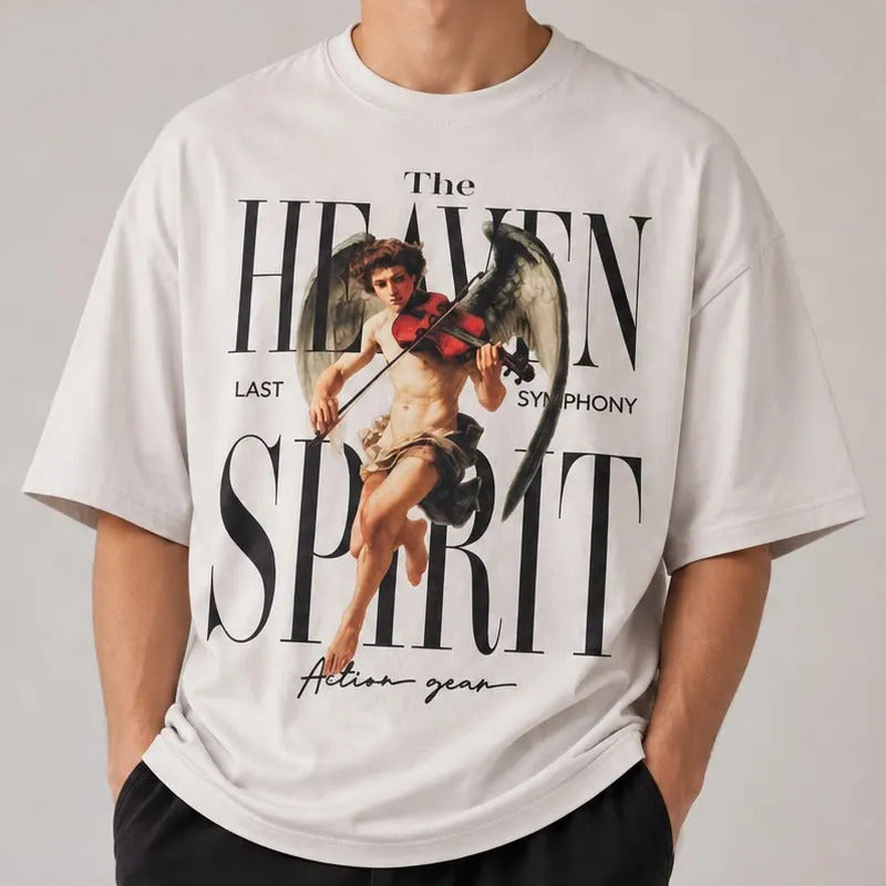 Playera Hombre 891nu Oversize Beige