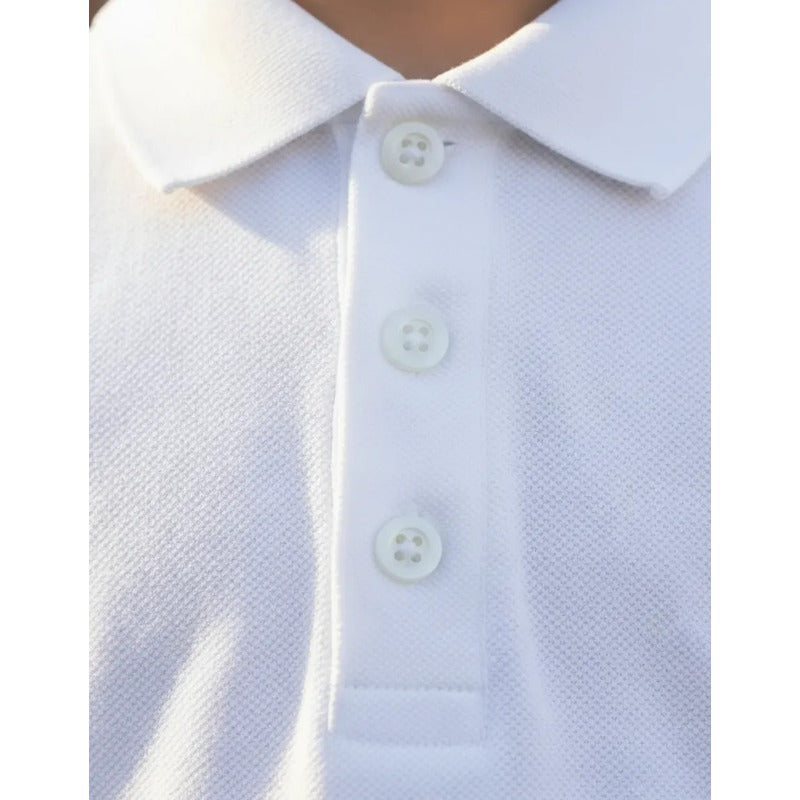 Paquete De 12 Playeras Cuello Polo Escolares Para Niño