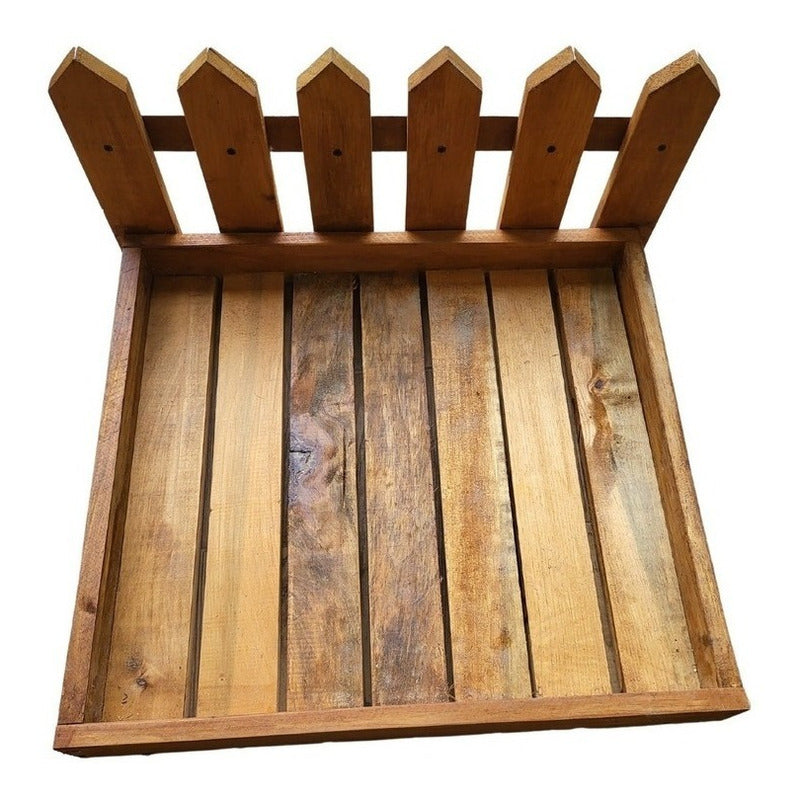 Sanitario De Madera Para Pasto Natural Para Mascotas