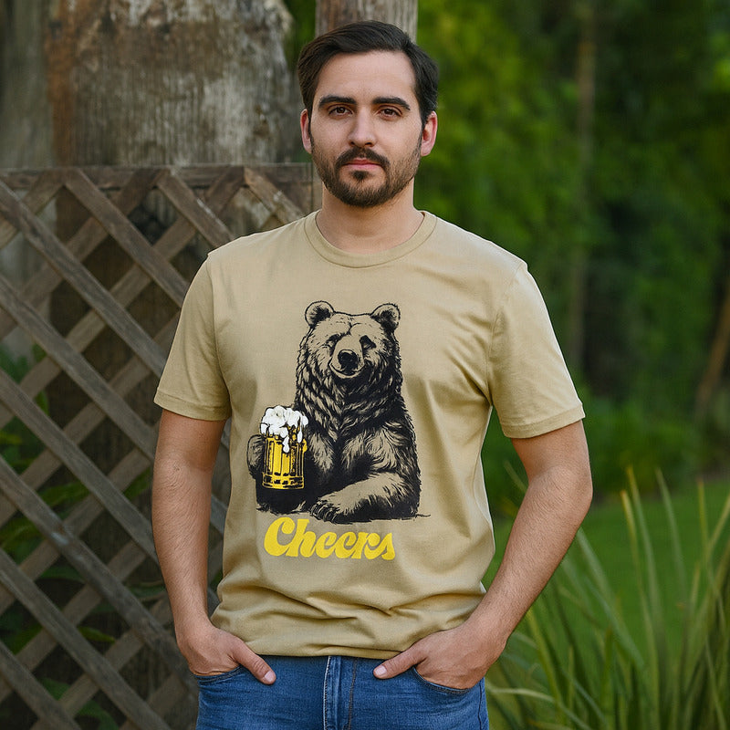 Playera Hombre 878cg Oso