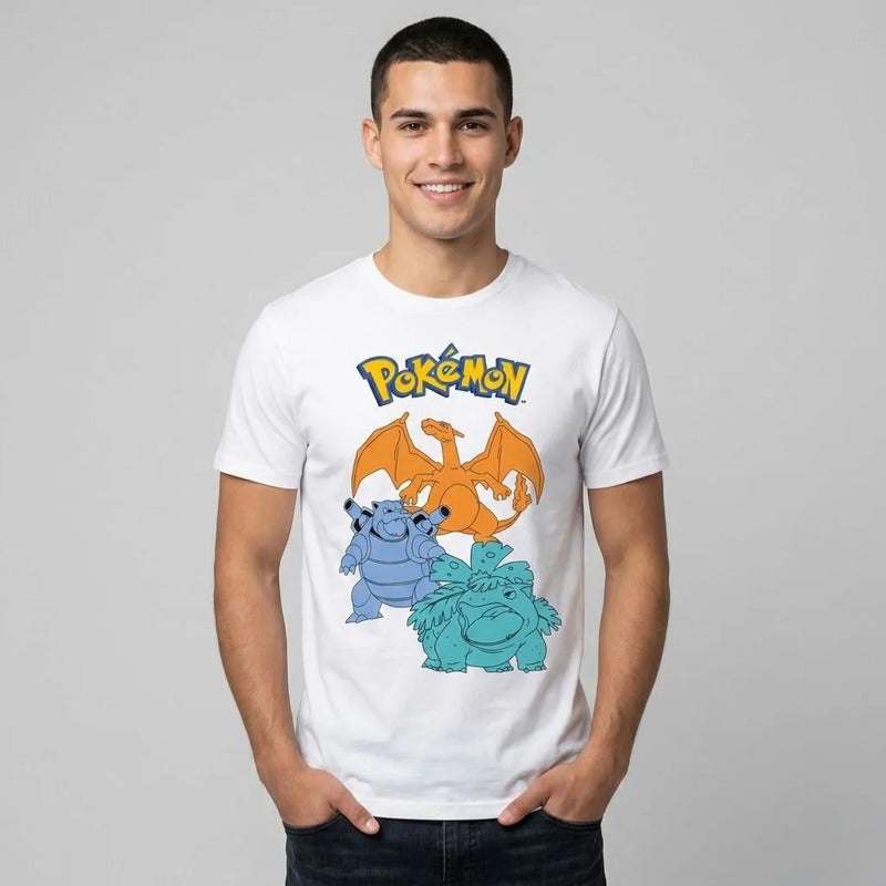 Playera Hombre 845xc Pokemon Charizar