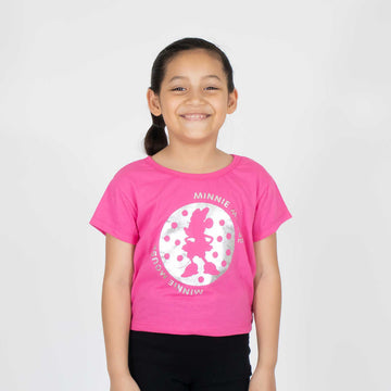 Playera Para Niña Est Minnie Mickey