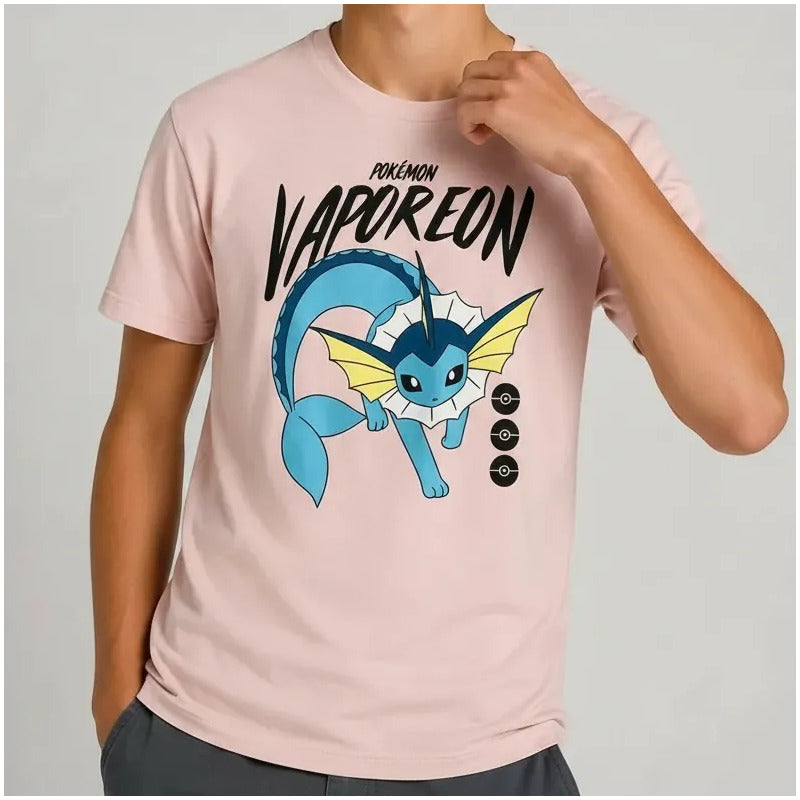 Playera Pokémon Juvenil Para Niño Modelo 848