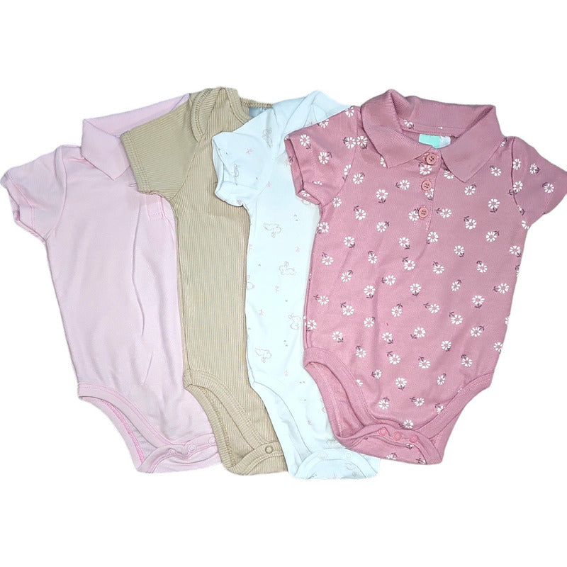 Body Pañalero Mameluco Para Bebe Pack 3