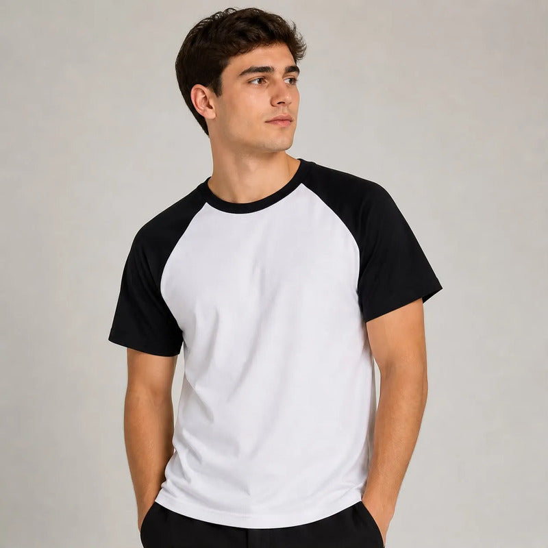 Playera Hombre 371fc Manga Ranglan