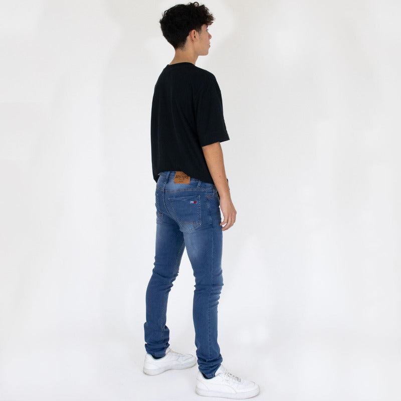 Jeans Mezc Skinny Adictoxx Para Hombre