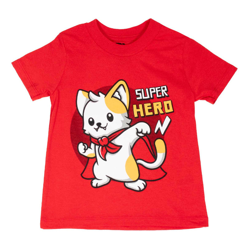 Playera Toddler Niño Est Super Hero