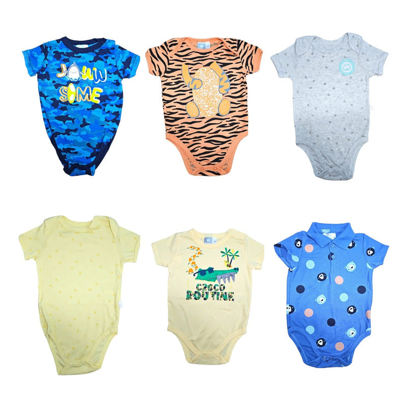 Body Pañalero Mameluco Para Bebe Pack 3
