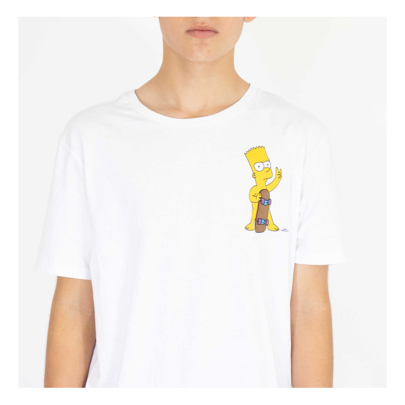 Playera Hombre Est Bart Simpson
