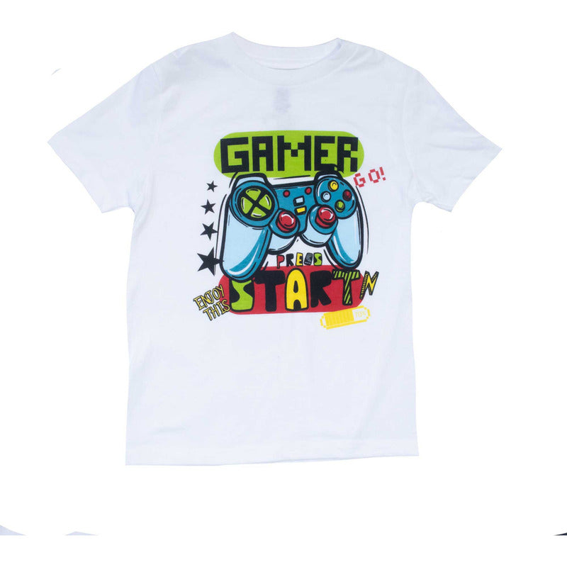 6 Playeras Estampadas Para Niño