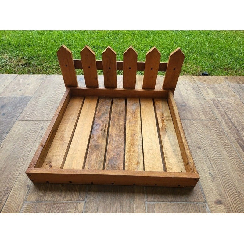 Sanitario De Madera Para Pasto Natural Para Mascotas