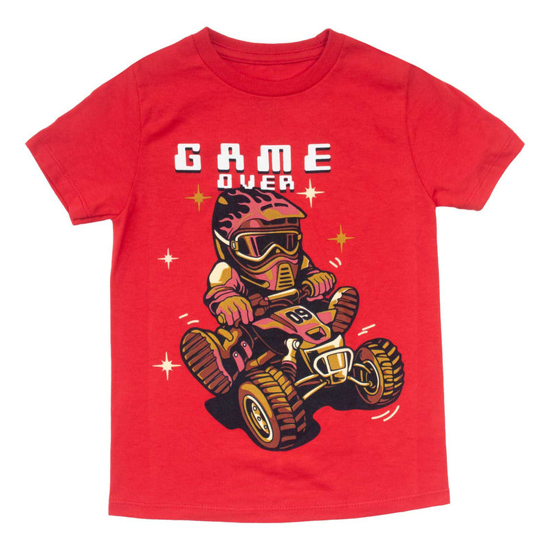 6 Playeras Estampadas Para Niño