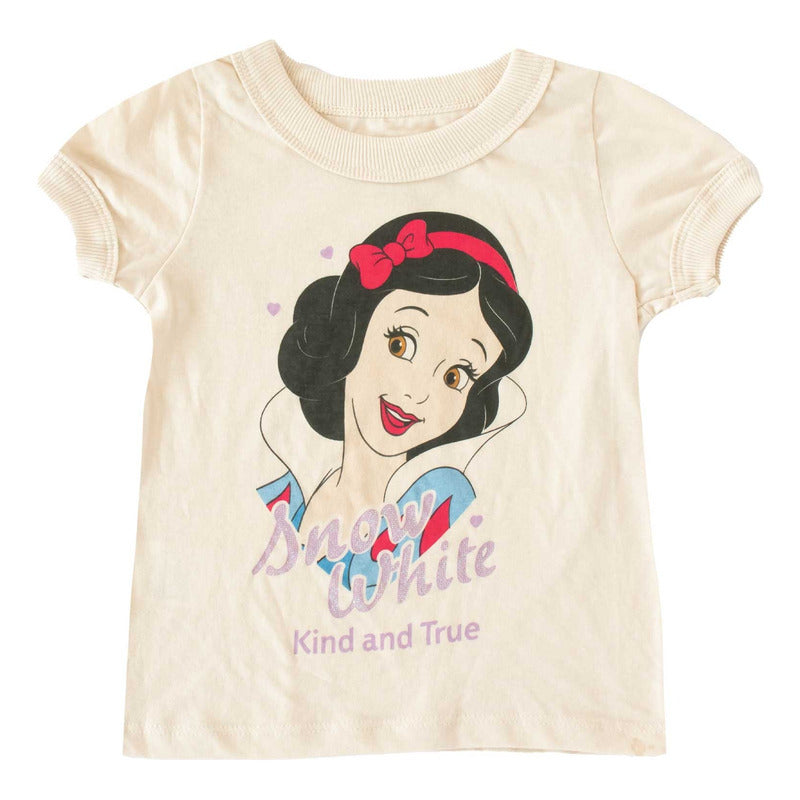 Playera Toddler Niña Estampado Blanca Nieves