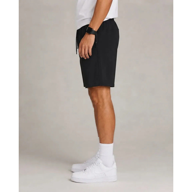 Paquete De 3 Bermudas Negro Deportiva Hombre