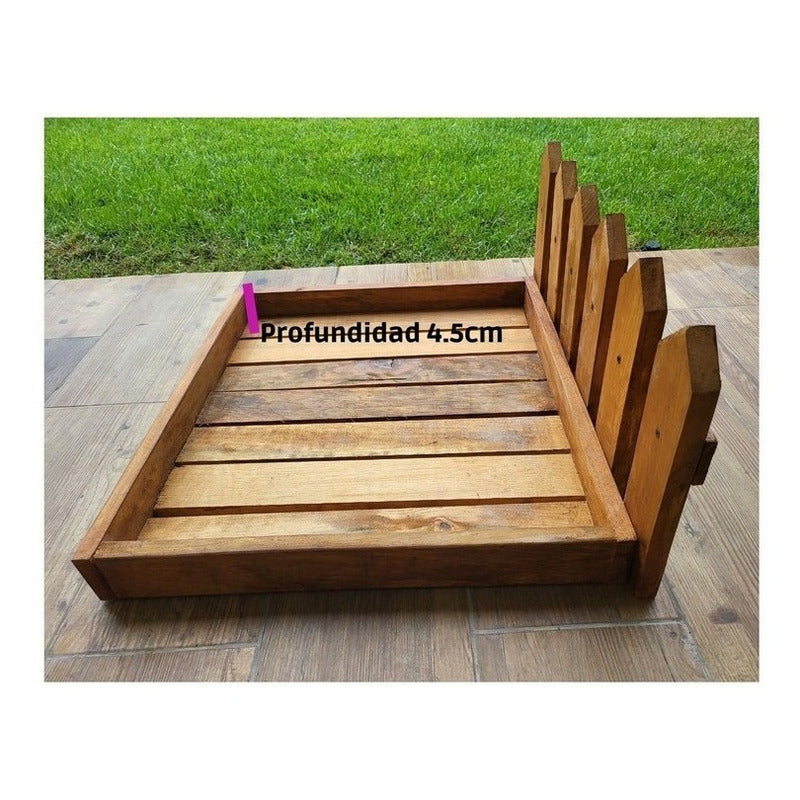 Sanitario De Madera Para Pasto Natural Para Mascotas