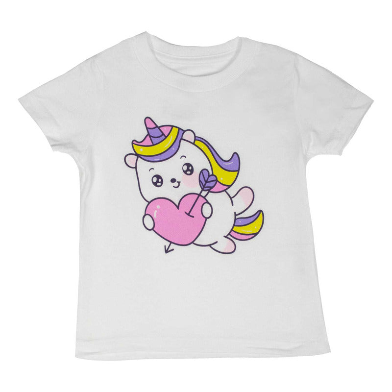 Playera Toddler Niña Estampado Unicornio