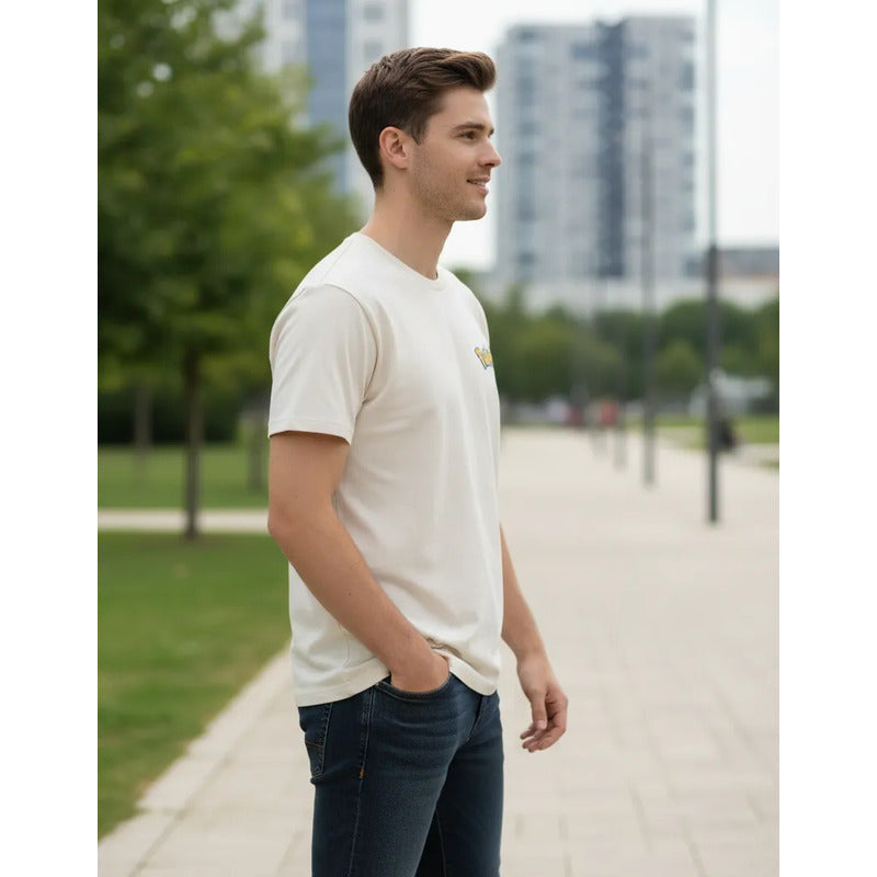 Playera Beige Pokemon Squirtle Hombre 90607