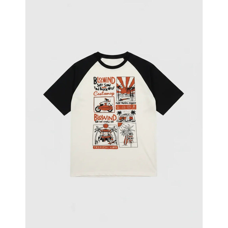 Playera Hombre 891cp Ranglan