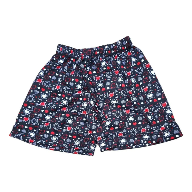 Paquete De 6 Piezas Short Basico Para Niña