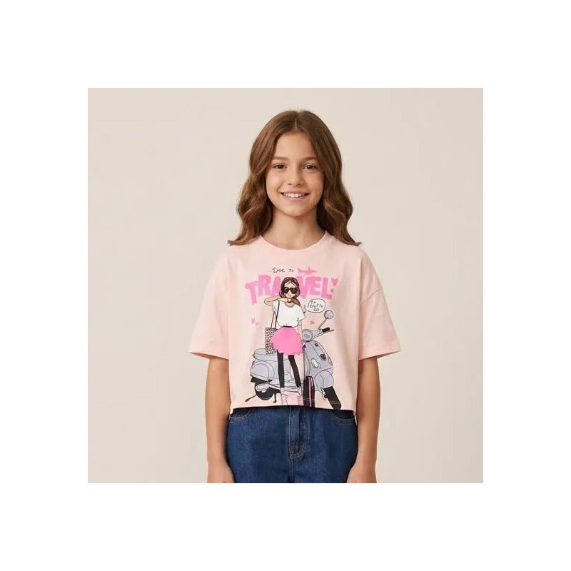 Playera Niña Moda 891l