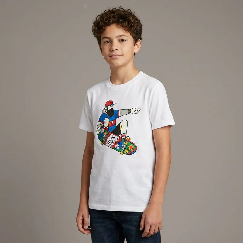 Playera Para Juvenil Niño 891mod